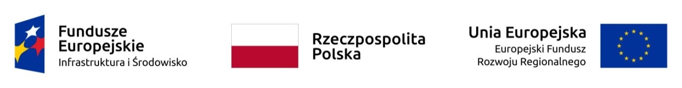 Logotypy związane z dofinansowaniem inwestycji z funduszy unijnych