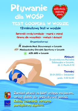 Test Coopera w wodzie