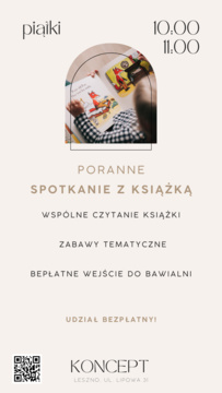 KONCEPT domowy - poranne spotkanie z książką