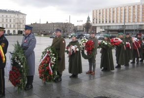 Delegacja Miasta Leszna na uroczystościach w Warszawie