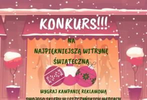 Konkurs na najpiękniejszą witrynę świąteczną!