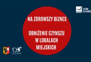 Skorzystaj z obniżki czynszu za lokal w ramach programu NA ZDROWSZY BIZNES