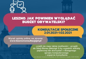 Konsultacje przyszłorocznego Budżetu Obywatelskiego