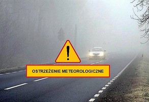 Ostrzeżenie meteorologiczne - gęsta mgła