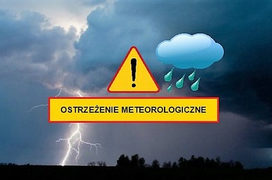 Prognozowane burze! /zmiana ostrzeżenia/