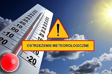 Prognozowany upał - zmiana ostrzeżenia